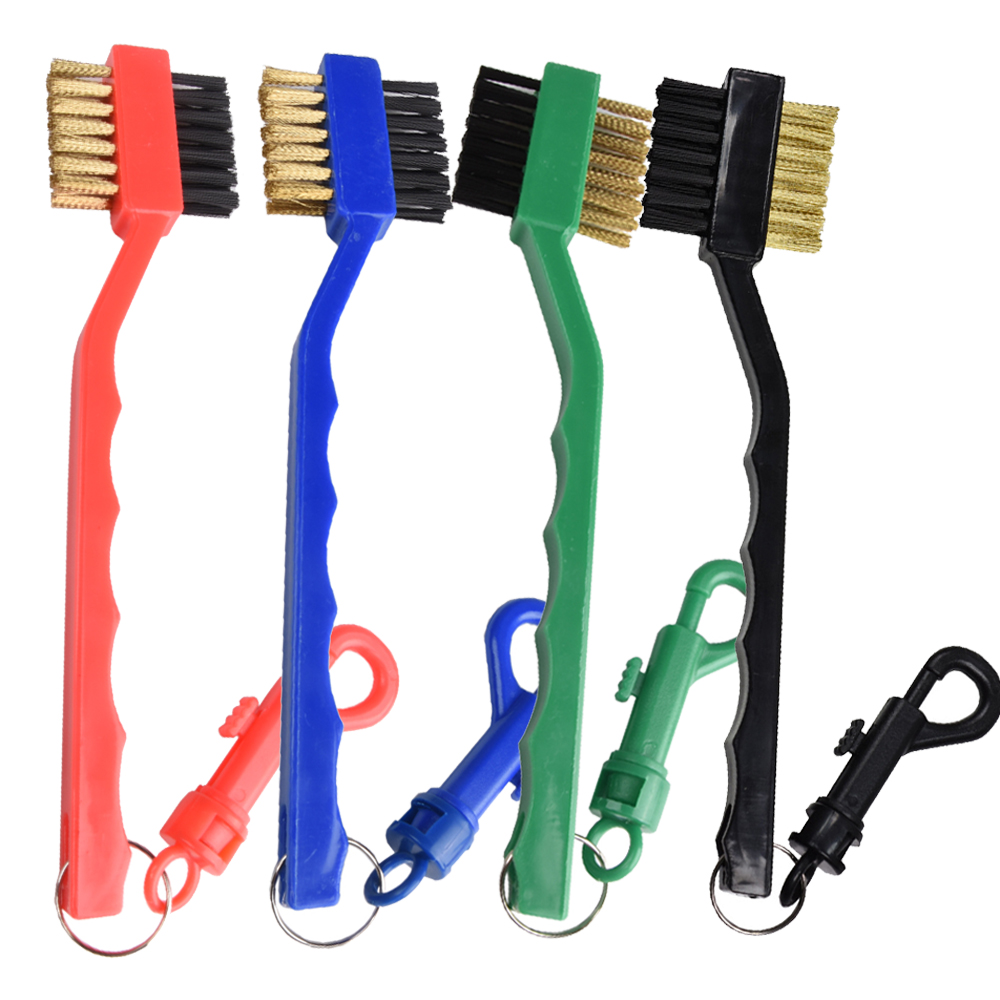Golf Equipment Rental - Golf cleaning brush double-sided design portable