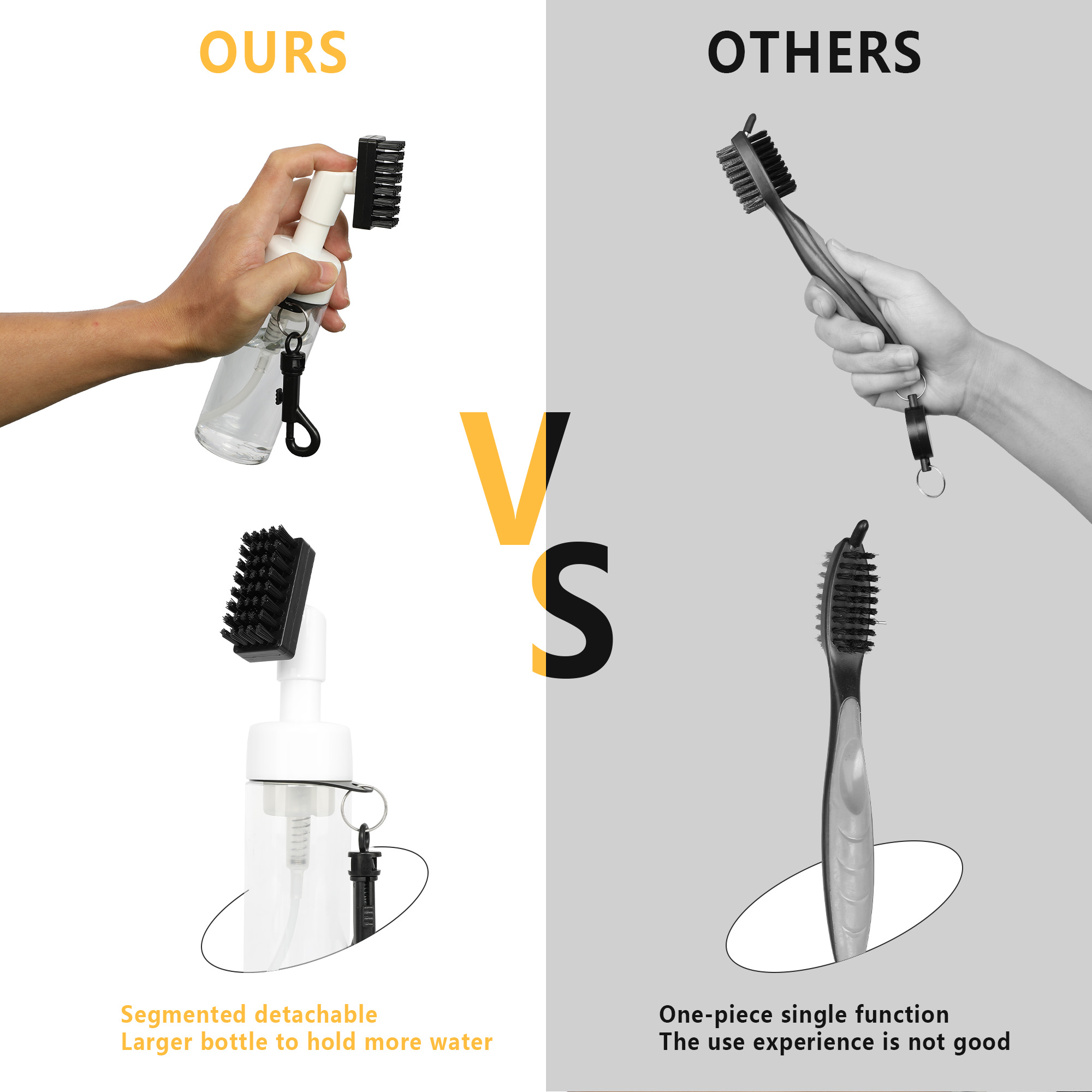 Golf Club Cleaner Brush Spray  - Golf Equipment Rental 评论和价格