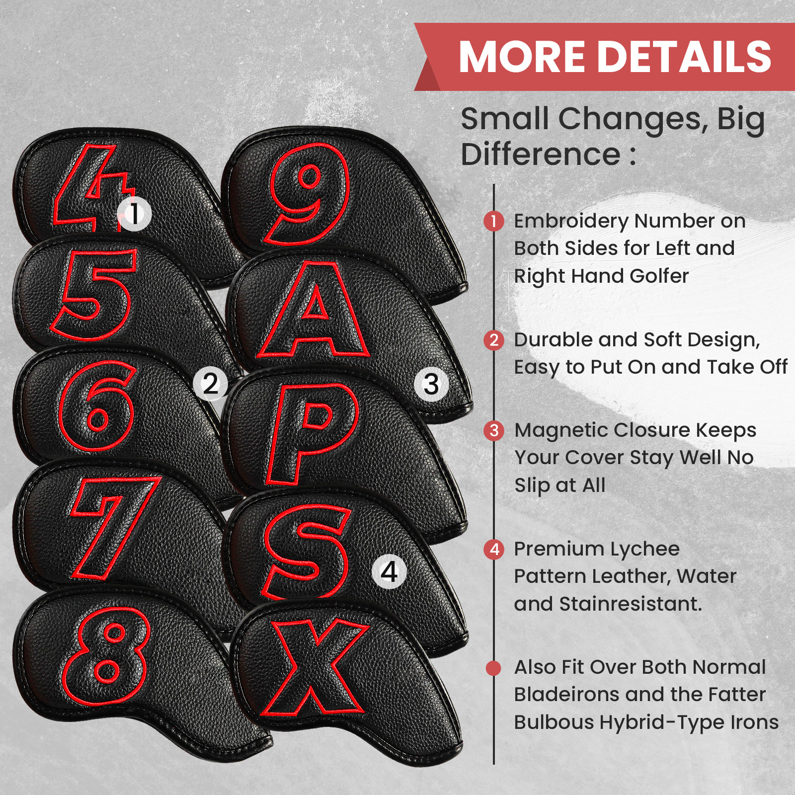 Golf Iron Covers Set Strong Ma - Golf Club Iron Set 评论和价格