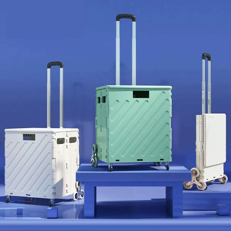 Lightweight Brushed Trolley Lu - Pull Cart Fold 评论和价格