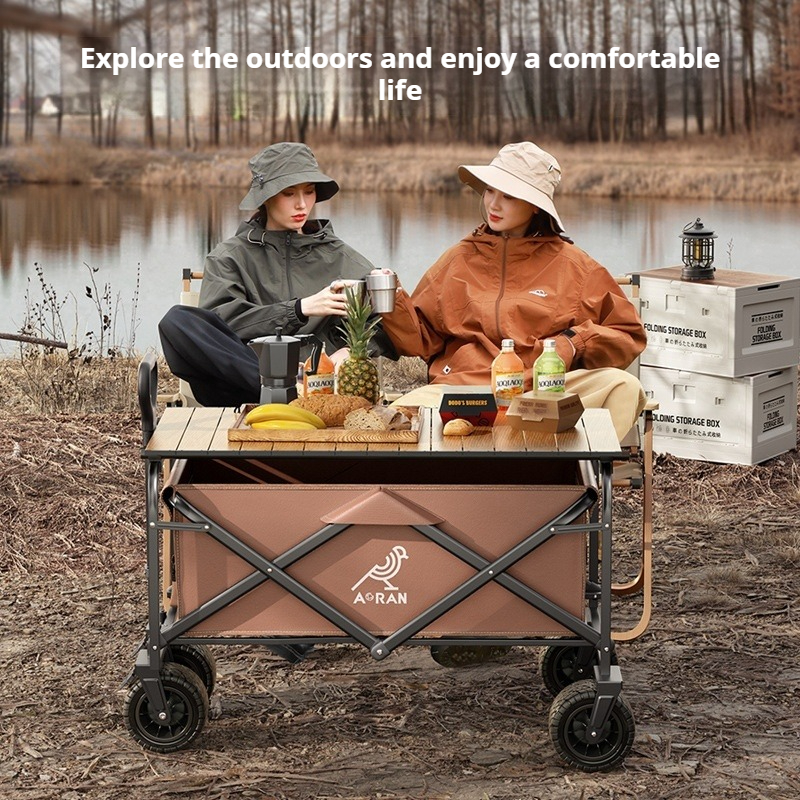 Portable Folding Camping Troll - Pull Cart Fold 评论和价格