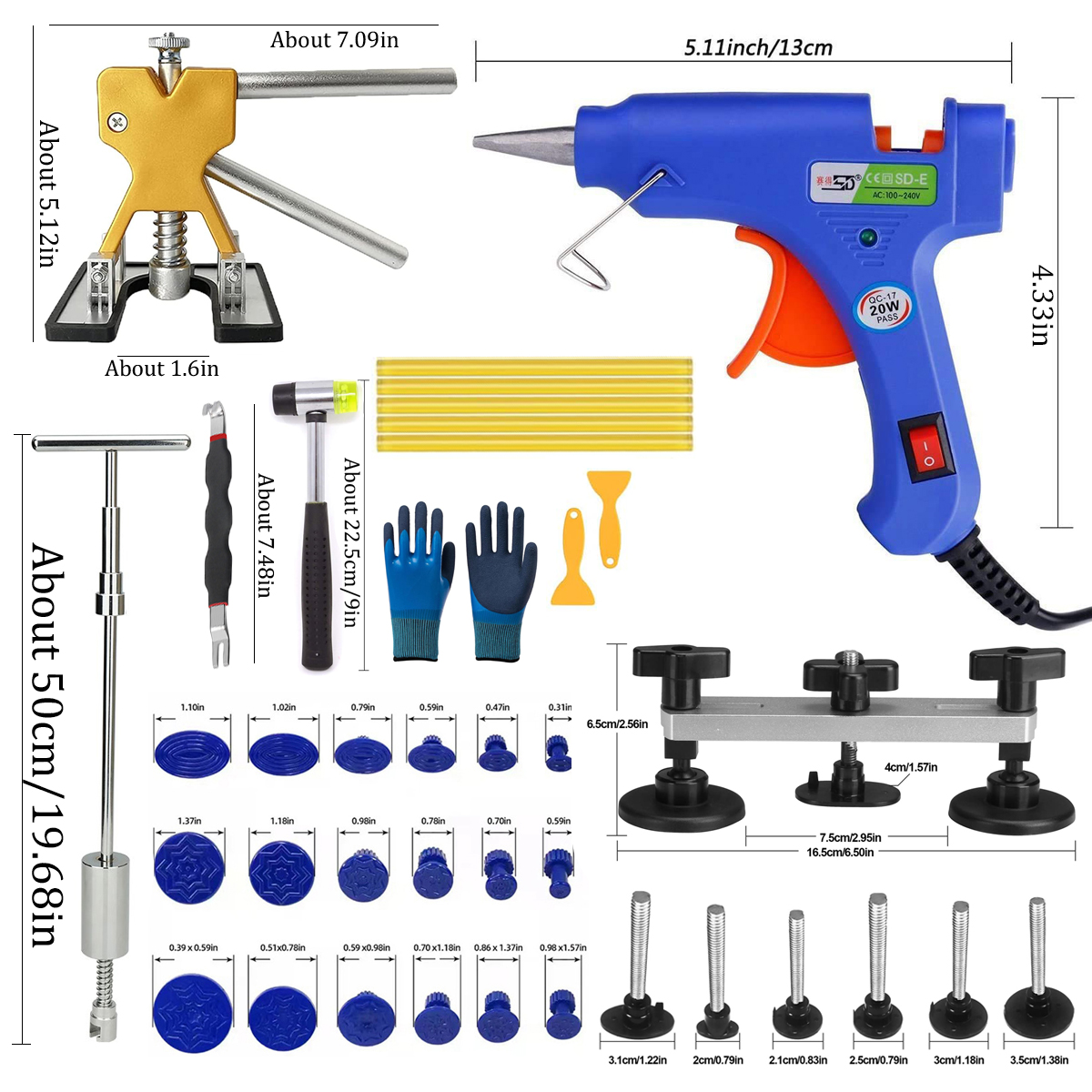 Dent Repair Kit Car Puller Too - Divot Repair Tool 评论和价格