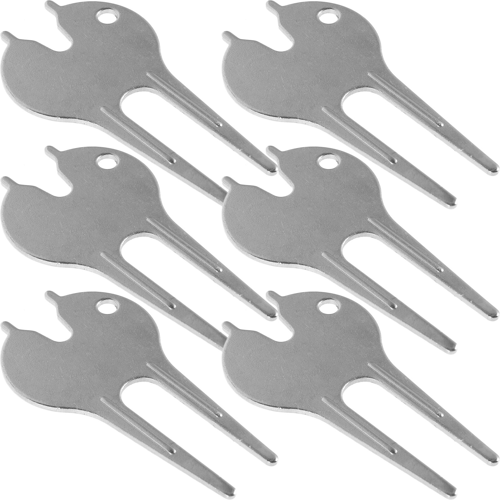 6Pcs Metal Golf Divot Tool Pro - Divot Repair Tool 评论和价格