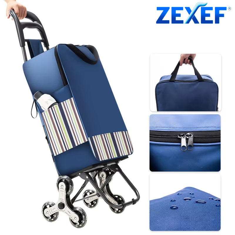 ZEXEF 1PC Light Grocery Shoppi - Pull Cart Fold 评论和价格