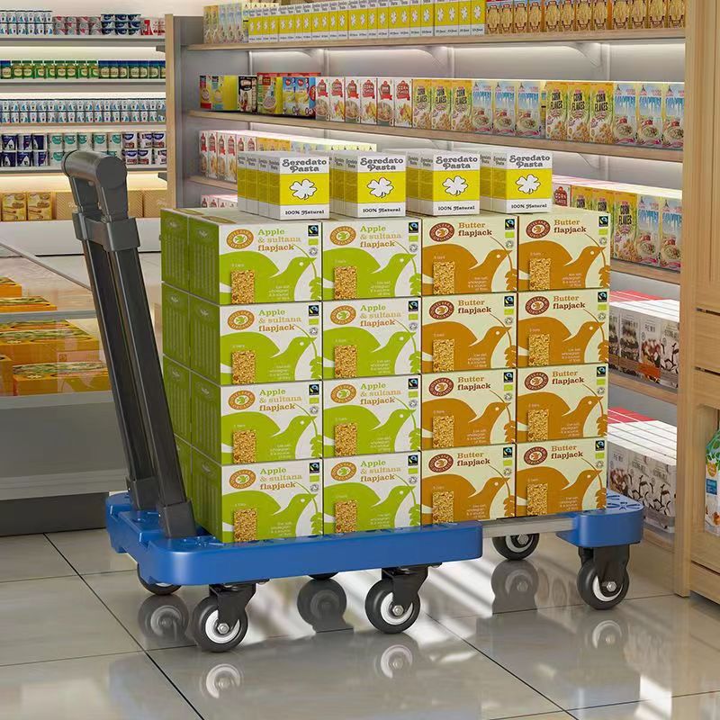 New 6-wheel Load-bearing Teles - Pull Cart Fold 评论和价格