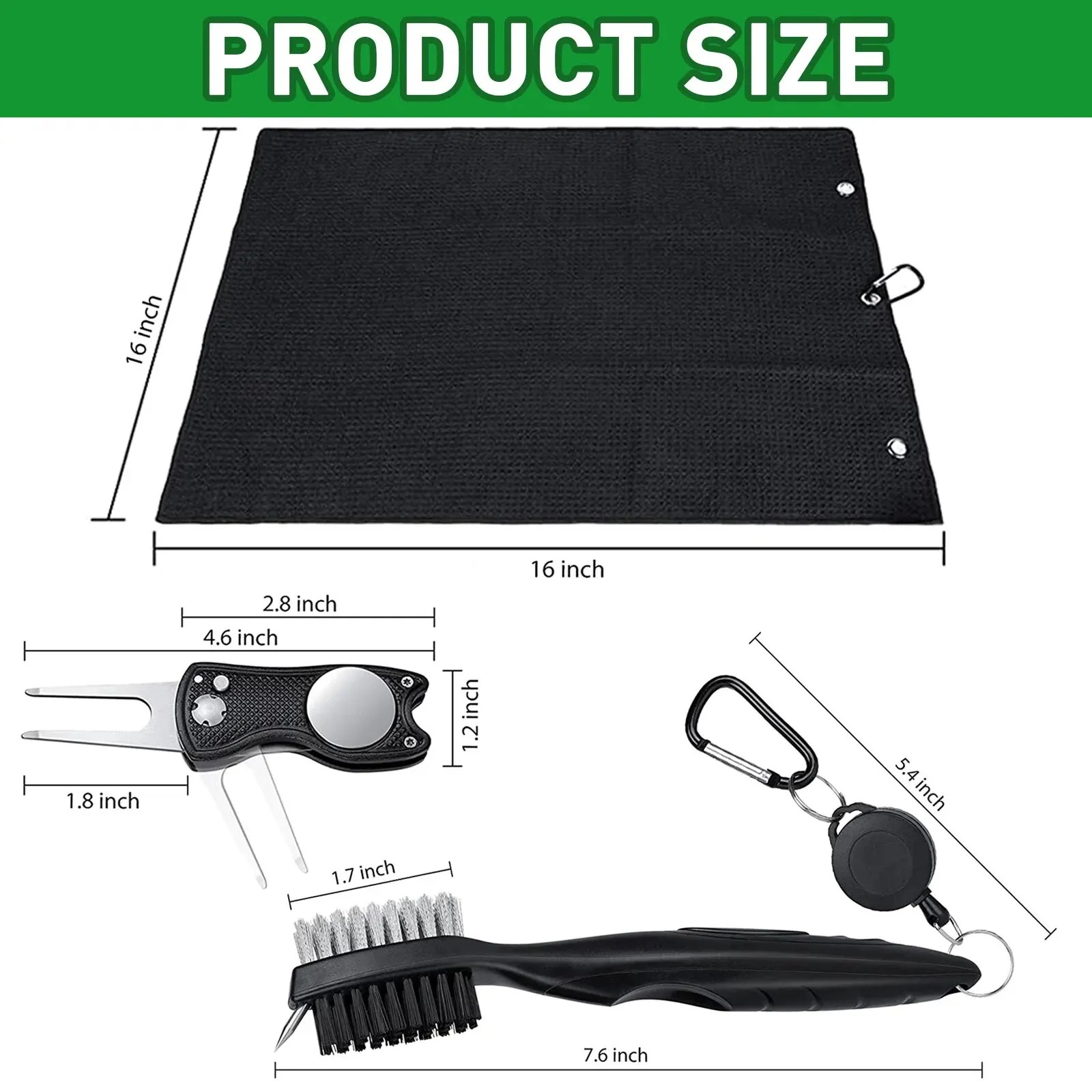 Golf Club Brush and Towel Clea - Golf Equipment Rental 评论和价格