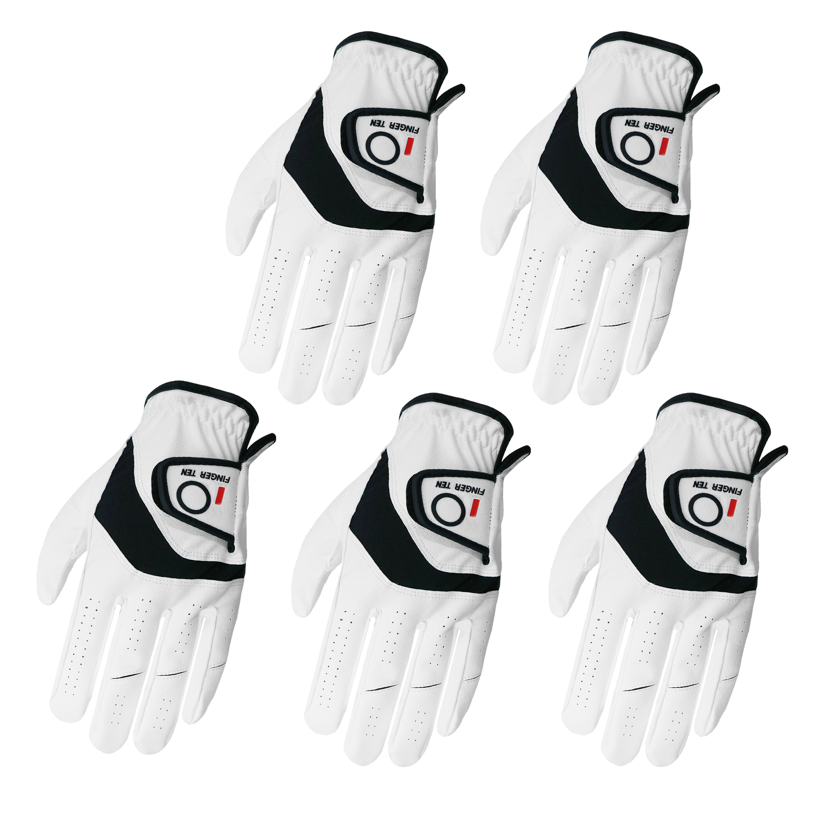 5 Pcs Golf Gloves Men Leather  - Golf Equipment Rental 评论和价格