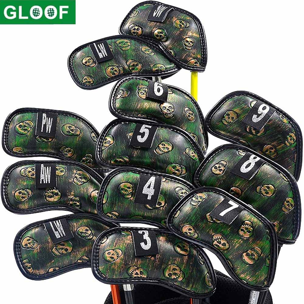12pcs/set skull Golf Iron Head - Golf Club Iron Set 评论和价格