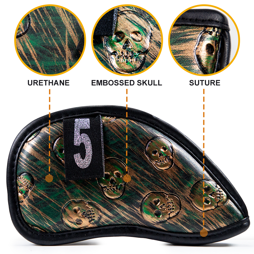 12pcs/set skull Golf Iron Head - Golf Club Iron Set 评论和价格