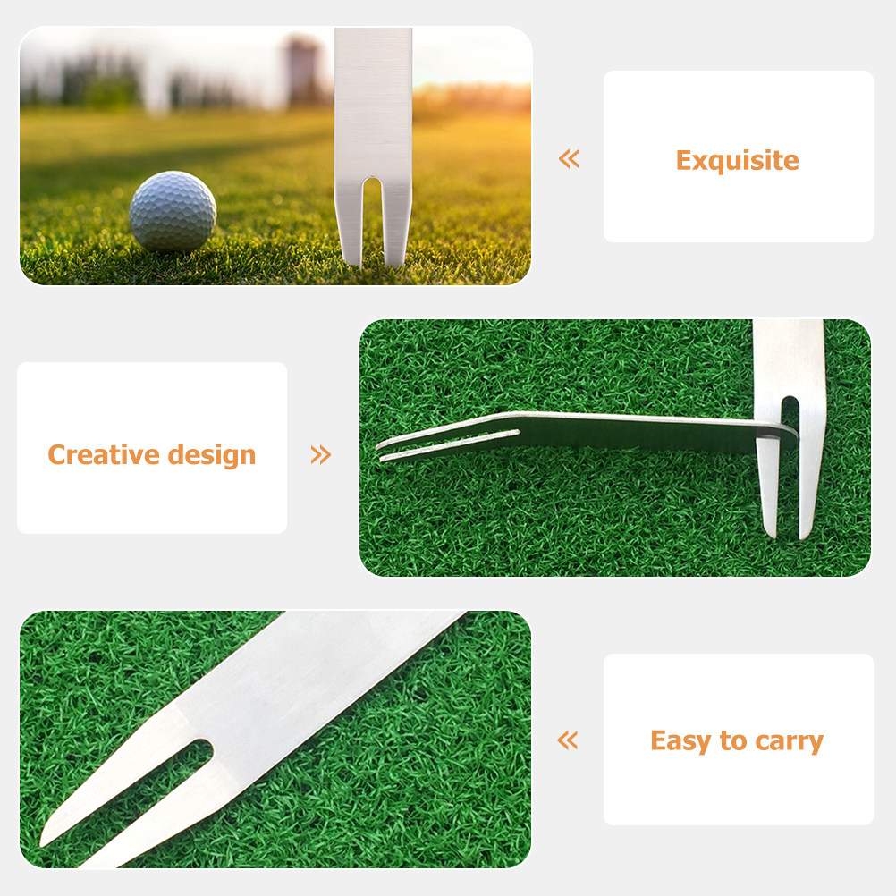 2Pcs Golf Divot Repair Fork Li - Divot Repair Tool 评论和价格