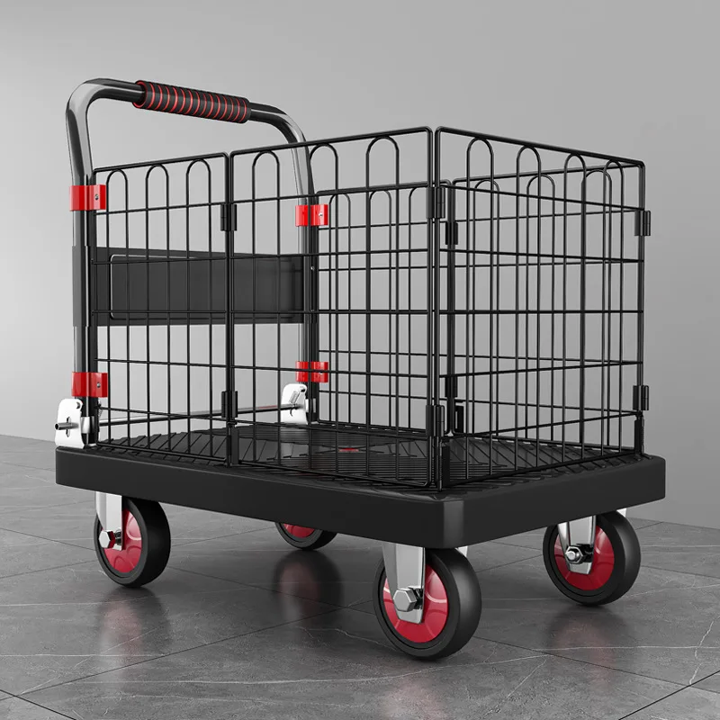 Fence flatbed cart folding sil - Pull Cart Fold 评论和价格