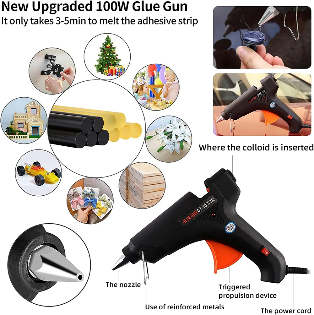 100W Hot Melt Glue Gun 100-240 - Divot Repair Tool 评论和价格