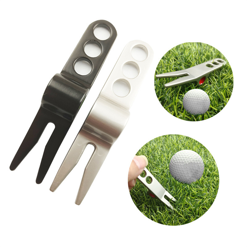 New Zinc Alloy Golf Fork For S - Divot Repair Tool 评论和价格