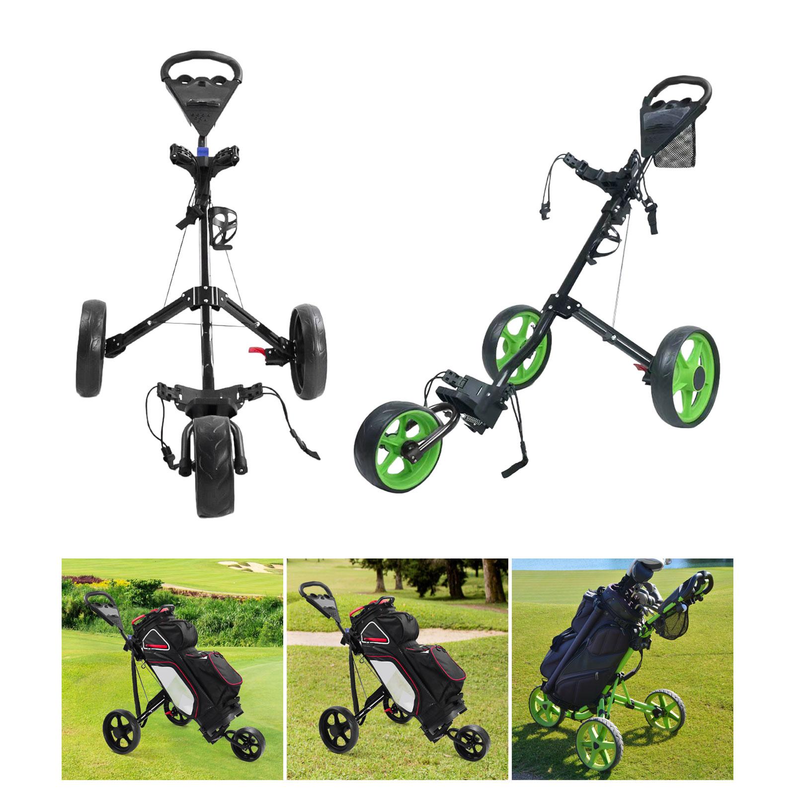 Golf Walking Pull Cart Caddy C - Pull Cart Fold 评论和价格