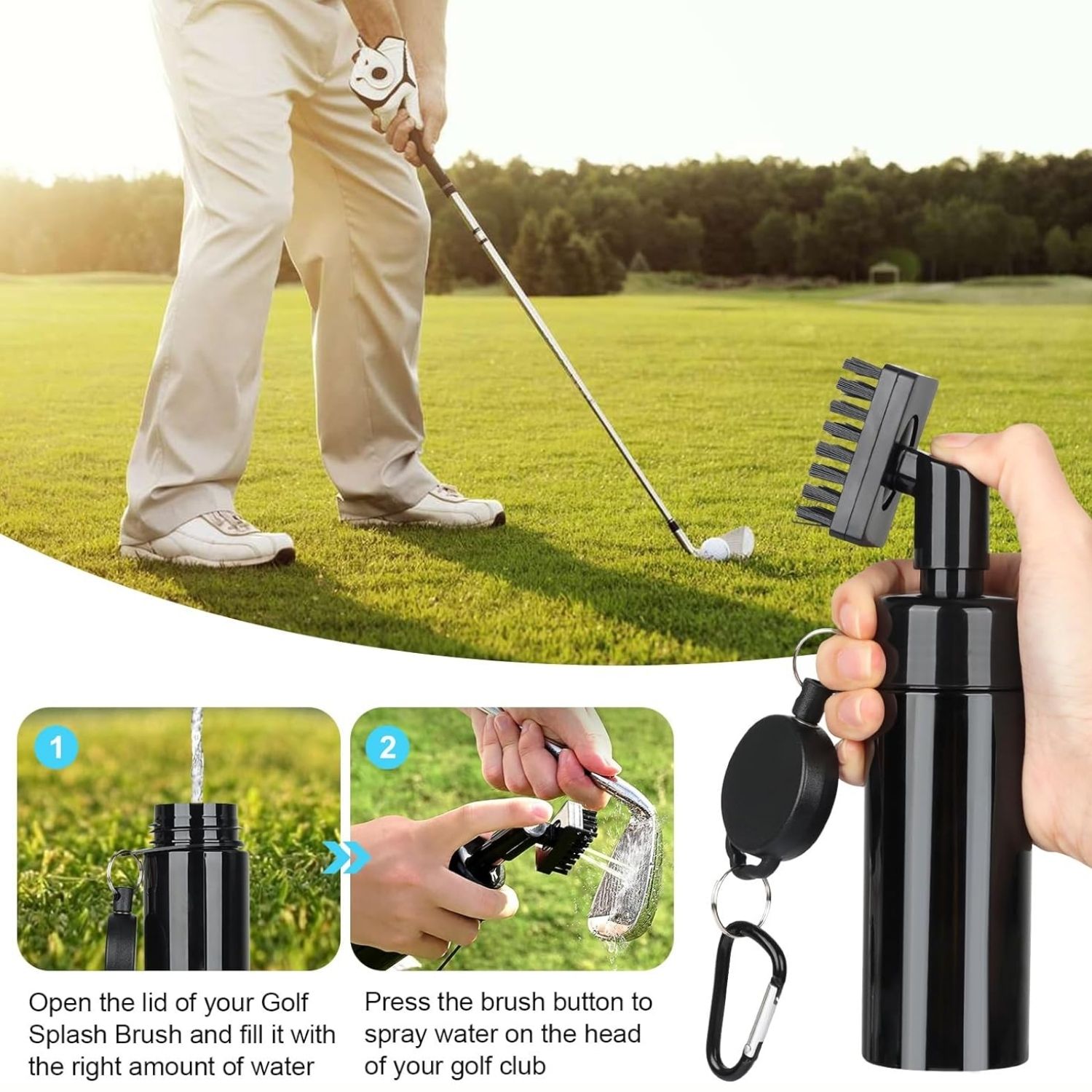 Golf Dad Cleaning Kit with Gol - Divot Repair Tool 评论和价格